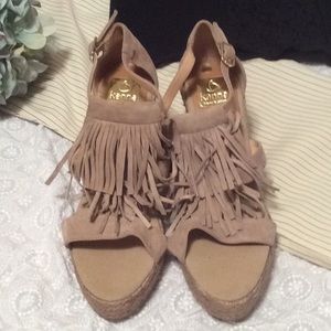 Kanna tan leather espadrilles 9 1/2
